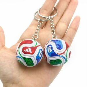 World Cup Multicolor Soccer Ball Keychains